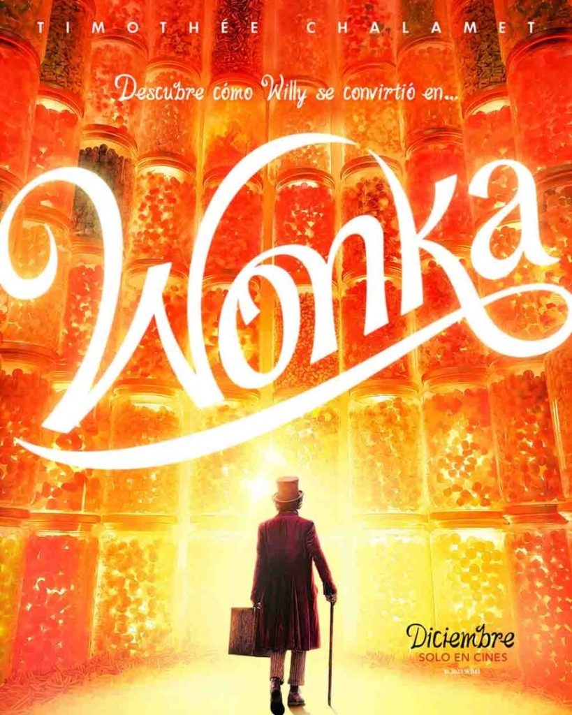 wonka película póster